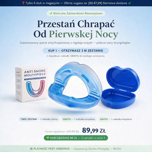 Przestań Chrapać Dziś — Kup 1, Otrzymaj 3 Gratis